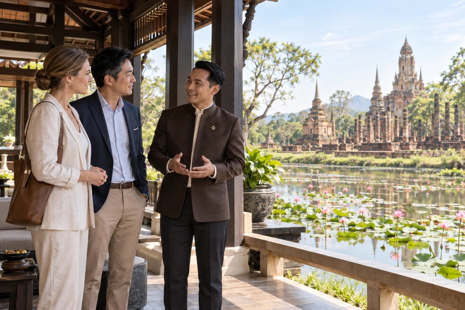 Illustrative premium hospitality in Sukhothai