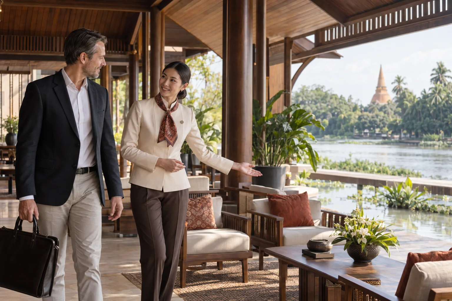 Illustrative premium hospitality in Nakhon Pathom